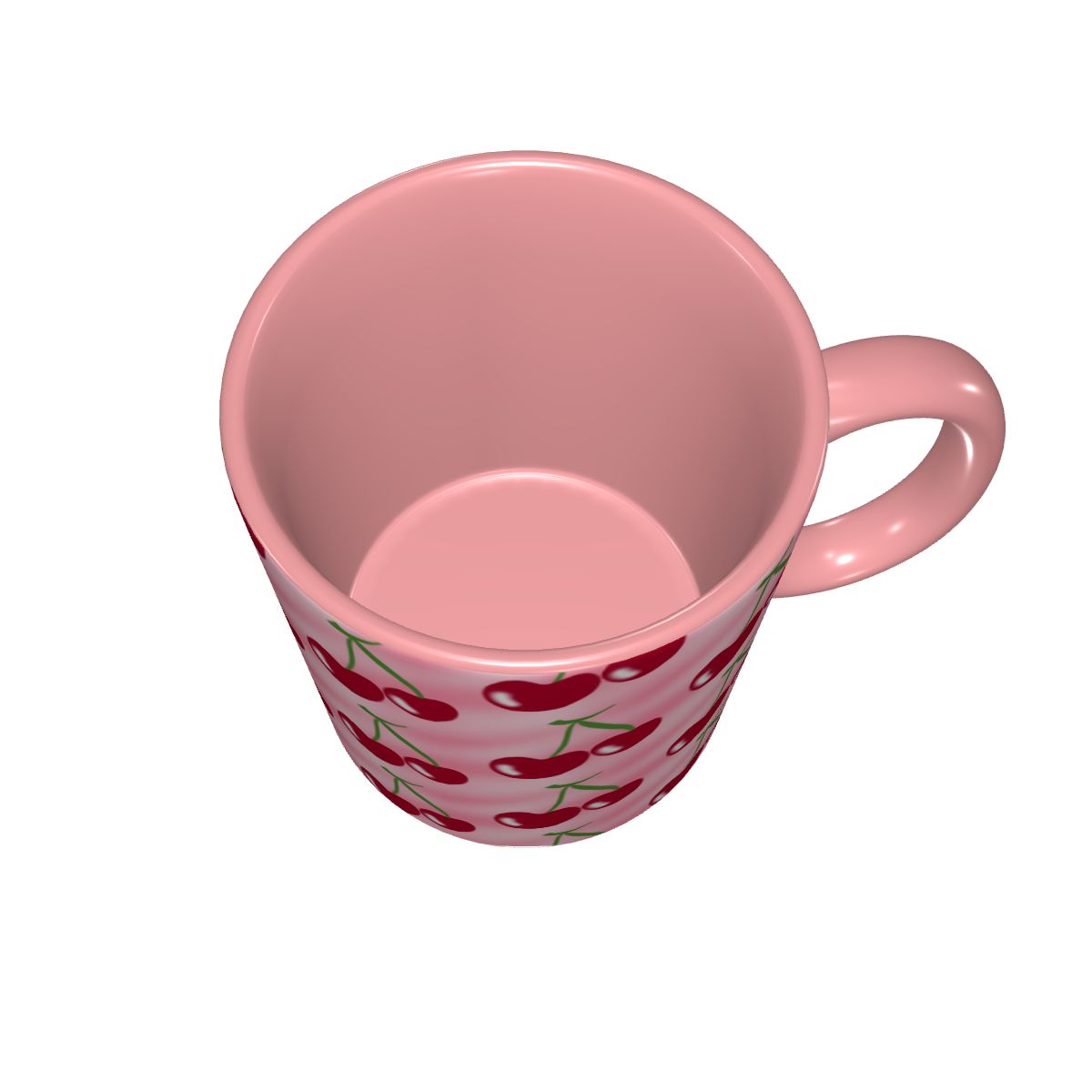 Tazza Rosa con Motivo Ciliegia - Coffee Tea Green recensione e prezzo